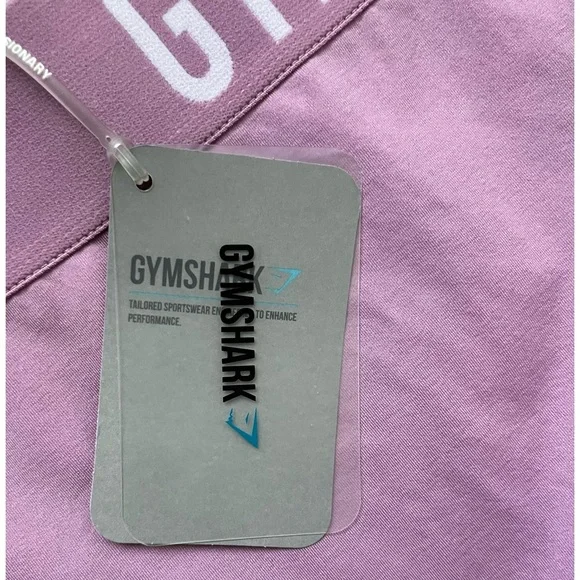Gymshark Fit Leggings in Pastel Grape/White Size Medium - Picture 5 of 7